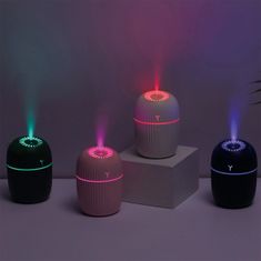 Platinet Hazy PHMAH vlažilec zraka + LED osvetlitev, časovnik, bele barve