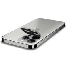 Spigen Optik.Tr 2x zaščitno steklo za kameru za iPhone 13 Pro / 13 Pro Max, srebrna