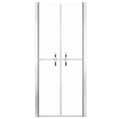 Vidaxl Vrata za tuš prozorna ESG 86x190 cm