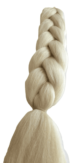 Vipbejba Lasni podaljški za pletenje kitk, #613 svetlo blond