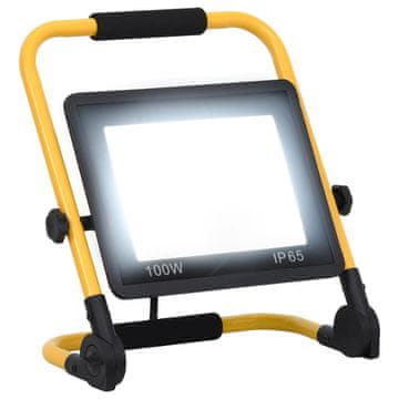 Vidaxl LED reflektor z ročajem 100 W hladno bel