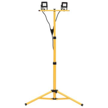 Vidaxl vidaXL LED reflektor s stojalom, 2 x 10 W, hladno bela svetloba