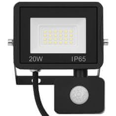Vidaxl LED reflektor s senzorjem 20 W hladno bel