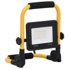 Vidaxl LED reflektor z ročajem 30 W toplo bel