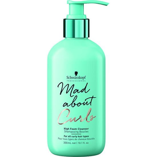 Schwarzkopf Prof. Mad About Curl s nežni šampon 300 ml (High Foam Clean ser)