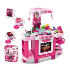 Baby Mix Otroška kuhinja z dodatki v rozi barvi