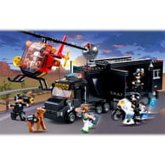 Sluban Slubanska policija M38-B0659 Mobilna baza SWAT in tatovi v helikopterju