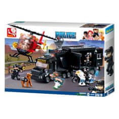 Sluban Slubanska policija M38-B0659 Mobilna baza SWAT in tatovi v helikopterju