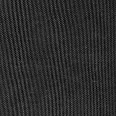Vidaxl Senčno jadro oksford blago trikotno 5x5x6 m antracitno