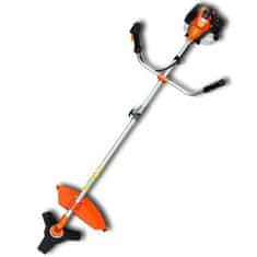 Vidaxl Obrezovalnik grmičevja in trave 51,7 cc oranžni 2,2 kW