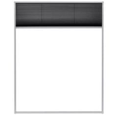 Vidaxl Plise komarnik za okna aluminij 80x100 cm