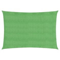 shumee Senčno jadro 160 g/m² pravokotno svetlo zeleno 2.5x5 m HDPE