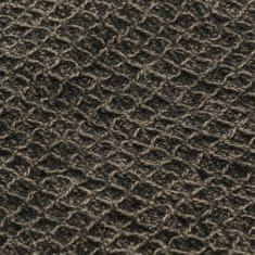 Vidaxl Odeja iz bombaža 160x210 cm antracitna/rjava