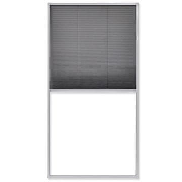 Vidaxl Komarnik za okno plisse 80x160 cm