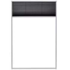 Greatstore Plise komarnik za okna aluminij 80x120 cm