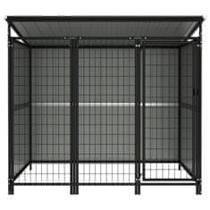 Vidaxl Zunanji pasji boks 193x133x163 cm