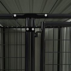 Vidaxl Zunanji pasji boks 253x133x113 cm