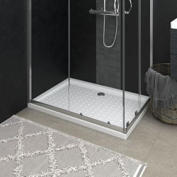 Vidaxl vidaXL Tuš kad z nosilci bela 70x100x4 cm ABS