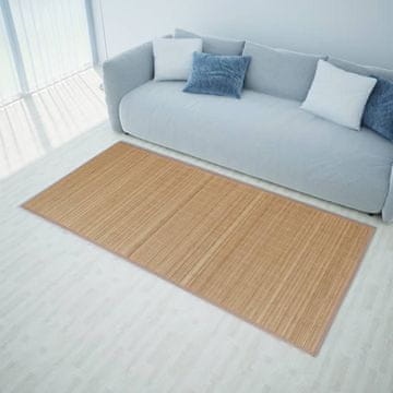 Vidaxl vidaXL Bambusova preproga, 80 x 200 cm, pravokotna, rjava