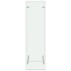 Vidaxl Stojalo za drva prozorno 40x35x120 cm steklo