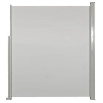 Vidaxl Stranska tenda za teraso 160x300 cm krem barve