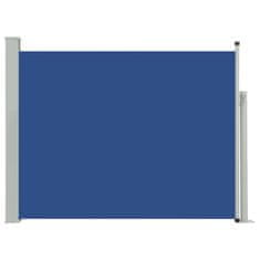 shumee Zložljiva stranska tenda za teraso 140x500 cm modra