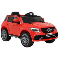 Vidaxl Otroški avto Mercedes Benz GLE63S plastičen rdeč