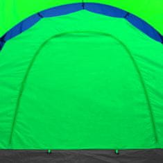 Vidaxl Šotor za kampiranje za 9 oseb modre in zelene barve