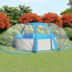 Vidaxl Kupola za bazen ovalna 530 x 410 x 205 cm