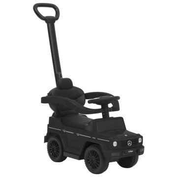 Vidaxl Potisni avto poganjalec G63 črn