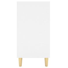 Greatstore Komoda bela 103,5x35x70 cm iverna plošča