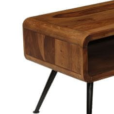 Vidaxl Klubska mizica iz trdnega palisandra 95x40x45 cm