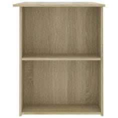 Vidaxl Pisalna miza sonoma hrast 110x60x73 cm iverna plošča