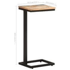 Vidaxl Stranske mizice 2 kosa 31,5x24,5x64,5 cm trden predelan les