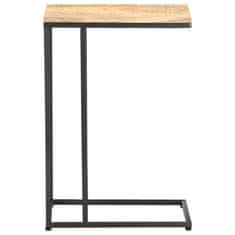 Vidaxl Stranska mizica 35x45x65 cm trden mangov les