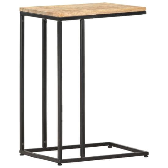 Vidaxl Stranska mizica 35x45x65 cm trden mangov les