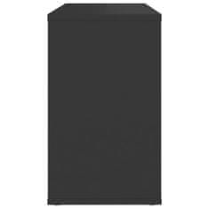 Greatstore Stranska omarica siva 60x30x50 cm iverna plošča