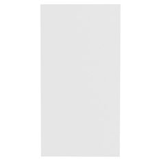 shumee Stranska mizica bela 50x26x50 cm iverna plošča