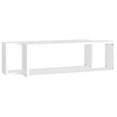 Vidaxl Stenske police kockaste 2 kosa bele 80x15x26,5 cm