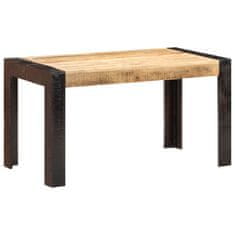 Vidaxl Jedilna miza 140x70x76 cm trden robusten mangov les
