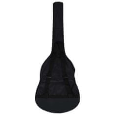Vidaxl Torba za 4/4 klasično kitaro črna 100x37 cm blago