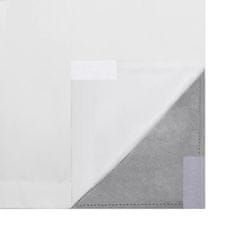 Vidaxl 2 kosa belih dvoplastnih zaves 140 x 245 cm