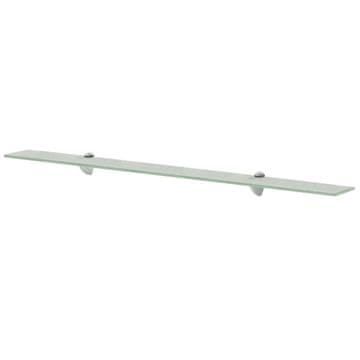 Vidaxl vidaXL Viseča steklena polica 100 x 20 cm 8 mm