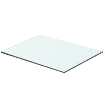 Vidaxl vidaXL Prozorna steklena plošča 40x25 cm