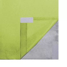Vidaxl Zatemnitvene zavese 2 kosa dvoslojne 140x245 cm zelene barve