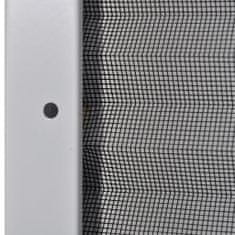 Greatstore Plise komarnik za okna aluminij 80x120 cm