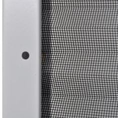 Vidaxl Plise komarnik za okna aluminij 80x120 cm