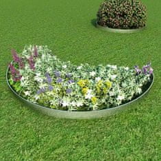 Vidaxl Ograja za trato komplet 5 kosov pocinkano jeklo 100x20 cm