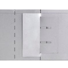 shumee Ograja za trato komplet 5 kosov pocinkano jeklo 100x20 cm