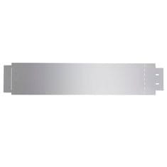 Vidaxl Ograja za trato komplet 5 kosov pocinkano jeklo 100x20 cm